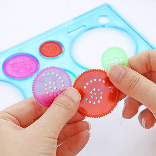 Planet Gates 2pcs Kids Magic Drawing Board Drawing Toys Crafts Games Educational Learning Toys for Children Measuring Tool Christmas Gifts