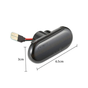 Planet Gates 2pcs LED Dynamic Side Indicator Marker Signal Light Lamp Sequential Flashing For Dacia Duster Dokker Lodgy Flowing Water LED