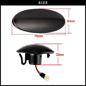 Planet Gates 2pcs Led Dynamic Side Marker Turn Signal Light For Nissan Cube Z12 Juke 2011 Leaf qashqai 2011-2013 Benz Smart