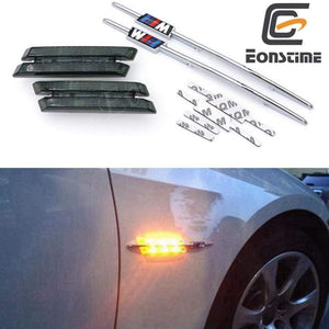 Planet Gates 2pcs LED Smoke Side Marker Lights Turn Signals For BMW E90 E91 E92 E93 E81 E88 E60 528i 328i X5 X6 Z4