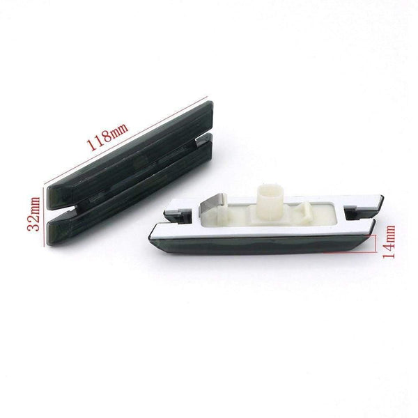 Planet Gates 2pcs LED Smoke Side Marker Lights Turn Signals For BMW E90 E91 E92 E93 E81 E88 E60 528i 328i X5 X6 Z4