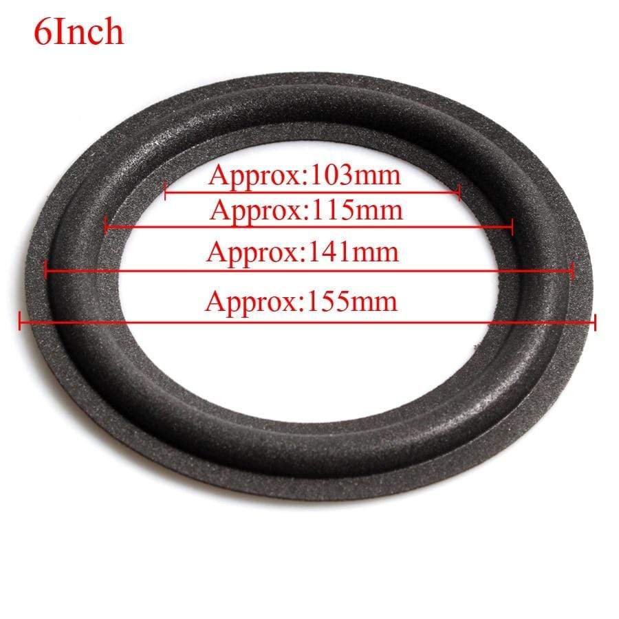 Planet Gates 2PCS/Lot 4 INCH 5 INCH 6 INCH Subwoofer Speaker Foam Surround Foam Edge Sponge Speaker Repair Parts Accessories DIY