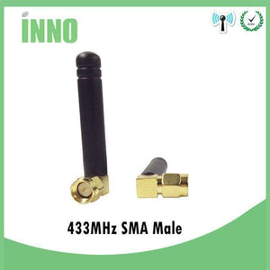 Planet Gates 2pcs lot 433MHz antenna Small elbow rubber antenna Wireless digital Meter reading communication system