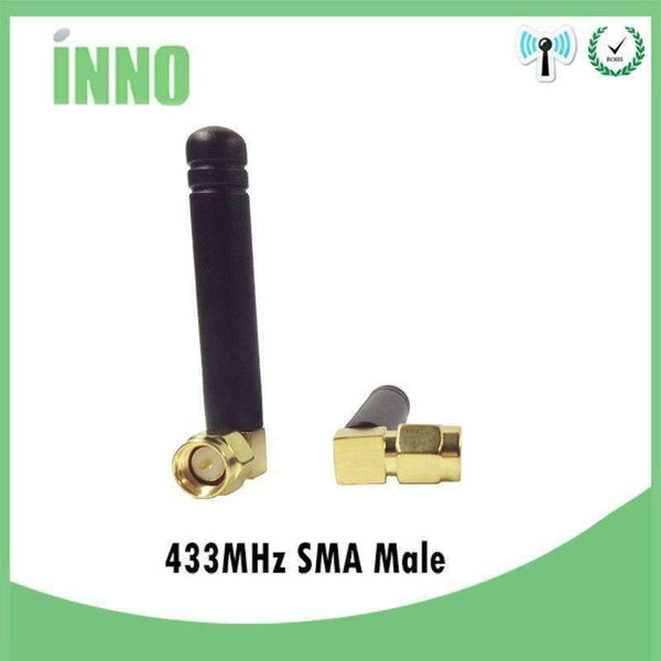 Planet Gates 2pcs lot 433MHz antenna Small elbow rubber antenna Wireless digital Meter reading communication system