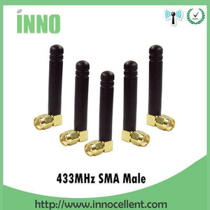 Planet Gates 2pcs lot 433MHz antenna Small elbow rubber antenna Wireless digital Meter reading communication system