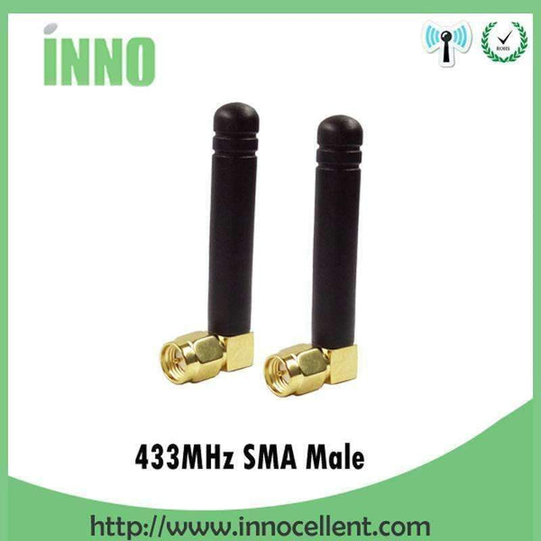 Planet Gates 2pcs lot 433MHz antenna Small elbow rubber antenna Wireless digital Meter reading communication system