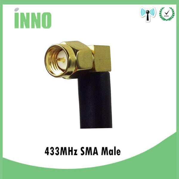 Planet Gates 2pcs lot 433MHz antenna Small elbow rubber antenna Wireless digital Meter reading communication system