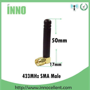 Planet Gates 2pcs lot 433MHz antenna Small elbow rubber antenna Wireless digital Meter reading communication system