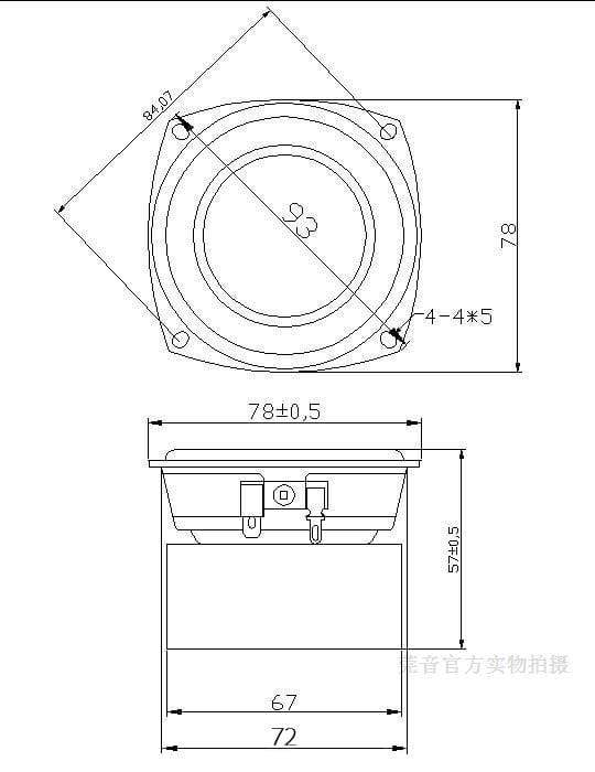 Planet Gates 2PCS/LOT Audio Labs 3" HiFi Full Range speakers audio monitor home theater raw tweeter middle subwoofer driver set 3 inch unit