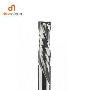 Planet Gates 2PCS/LOT Compression Milling Cutter Woodwork DOWN Cut Two Flute Spiral Carbide Milling Tool CNC Router Bits Wood End Mill Cutter