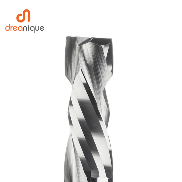 Planet Gates 2PCS/LOT Compression Milling Cutter Woodwork DOWN Cut Two Flute Spiral Carbide Milling Tool CNC Router Bits Wood End Mill Cutter