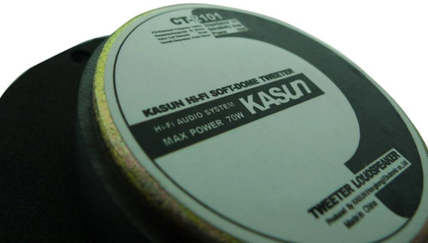 Planet Gates 2Pcs Lot Kasun HiFi sill soft Dome tweeter superb speaker driver unit 4 inch 110MM panel 8Ohm 60w CT-2101