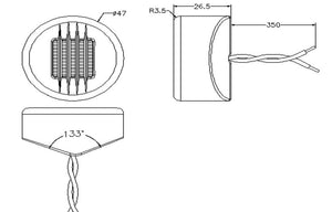 Planet Gates 2PCS/lot Sounderlink High end car audio speaker tweeter driver Air motion transformer tweeter AMT material DIY