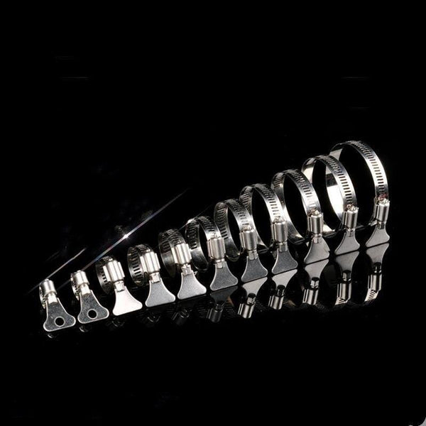 Planet Gates 2pcs/lot Stainless Steel 304 Worm Drive Hose Clamp - Fuel Pipe Tube Clips water