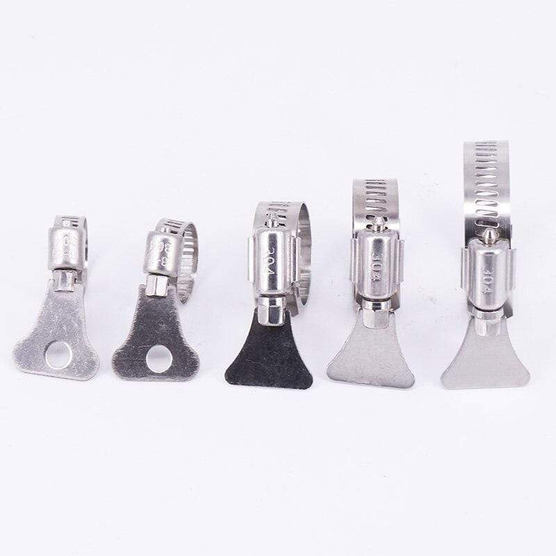 Planet Gates 2pcs/lot Stainless Steel 304 Worm Drive Hose Clamp - Fuel Pipe Tube Clips water