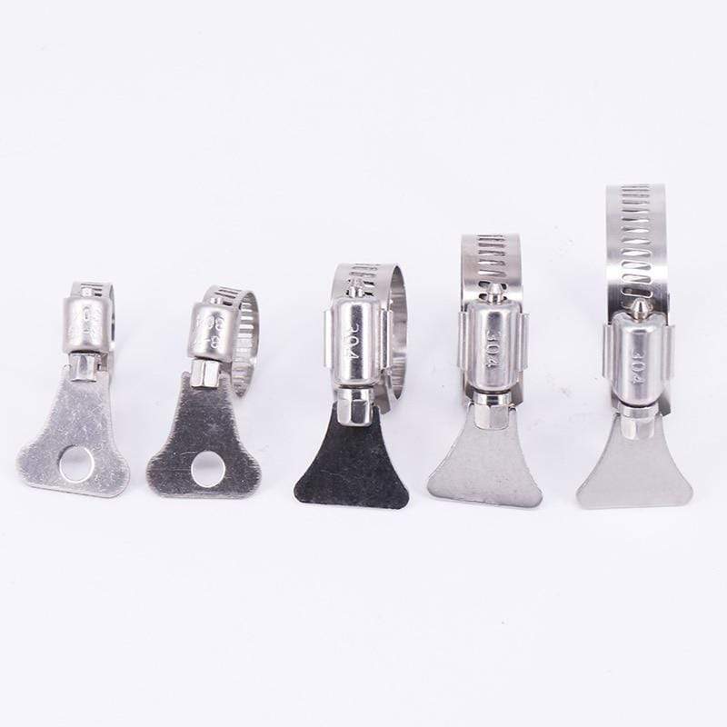 Planet Gates 2pcs/lot Stainless Steel 304 Worm Drive Hose Clamp - Fuel Pipe Tube Clips water