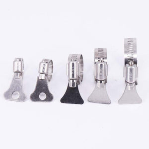 Planet Gates 2pcs/lot Stainless Steel 304 Worm Drive Hose Clamp - Fuel Pipe Tube Clips water