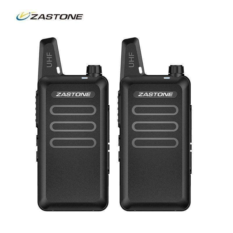 Planet Gates 2Pcs/lot Zastone ZT-X6 UHF 400-470 MHz Black handheld Communication Equipment Mini Radio Set Portable Small Walkie Talkie X6