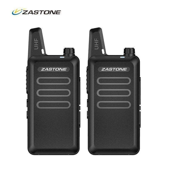 Planet Gates 2Pcs/lot Zastone ZT-X6 UHF 400-470 MHz Black handheld Communication Equipment Mini Radio Set Portable Small Walkie Talkie X6