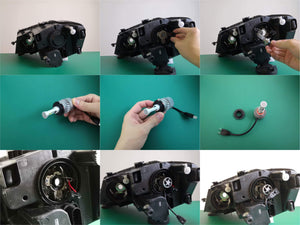 Planet Gates 2PCS M2 Car Led Headlight H4 H7 H8 H9 H11 9005 Hb3 9006 Hb4 9012 Led Lamp  CSP CHIP Turbo Led 6500K 12000LM Mini Size 12V 24V