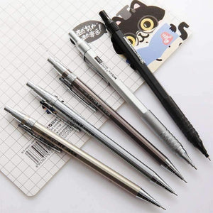 Planet Gates 2Pcs Metal Mechanical Pencil Set 0.5mm / 0.7mm HB Automatic Pencils Writing Sketch Drawing Pen Kawaii School Supplies Pencills