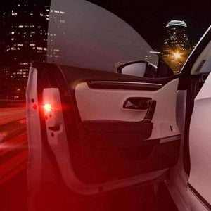 Planet Gates 2Pcs/Pair Novelty Car Door Warning Light Flashing LED Universal Wireless Door Open Safety Flicker Anti Rear-end Collision proof