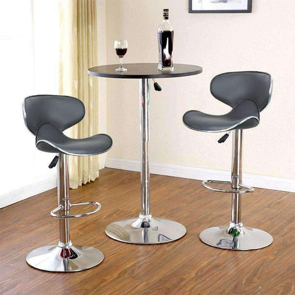 Planet Gates 2pcs PU Leather Swivel Bar Stools Chairs Height Adjustable Swivel Modern Style Kitchen Counter Pub Chair Barstools 5 Colors HWC