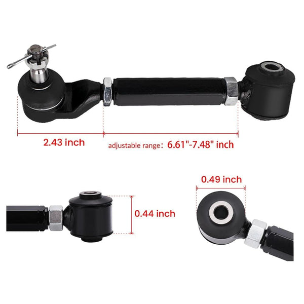 Planet Gates 2pcs Rear Camber Control Arms Set For Honda ACURA TSX 2004-2008 for Honda Accord 2003-2007