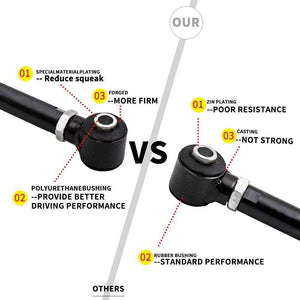 Planet Gates 2pcs Rear Camber Control Arms Set For Honda ACURA TSX 2004-2008 for Honda Accord 2003-2007