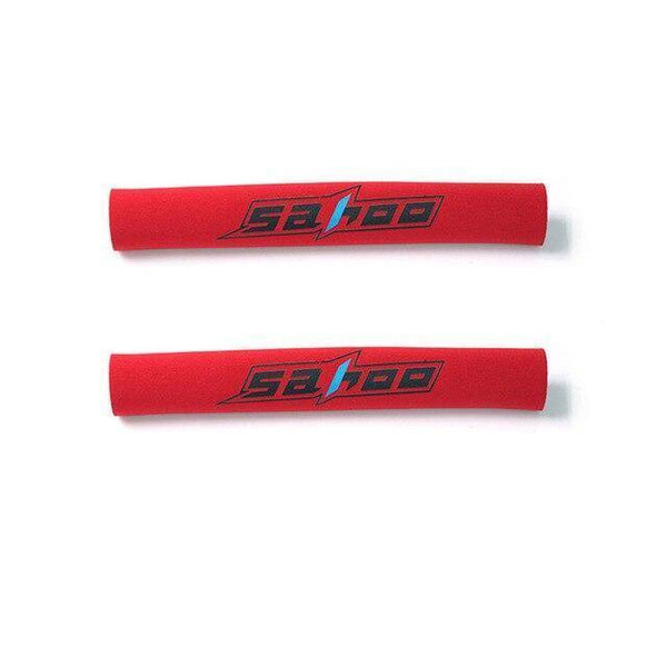 Planet Gates 2Pcs Red 2 Pcs  Outdoor Bike Stay Chain Protection Front Fork Cycling Bicycle Frame Chain Care Cover Accessories