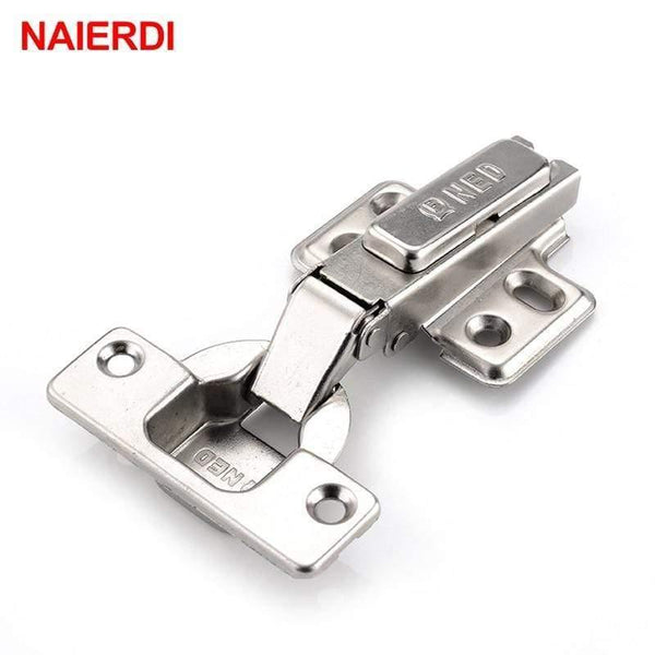2PCS  Rustless Iron Hinge Two Force Cabinet Cupboard Door Hinges Universal Size Hinge For Kitchen Home Furniture Hardware