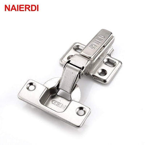 2PCS  Rustless Iron Hinge Two Force Cabinet Cupboard Door Hinges Universal Size Hinge For Kitchen Home Furniture Hardware