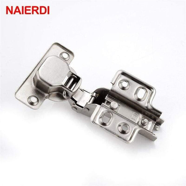 2PCS  Rustless Iron Hinge Two Force Cabinet Cupboard Door Hinges Universal Size Hinge For Kitchen Home Furniture Hardware