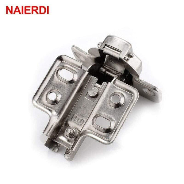 2PCS  Rustless Iron Hinge Two Force Cabinet Cupboard Door Hinges Universal Size Hinge For Kitchen Home Furniture Hardware