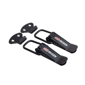 Planet Gates 2PCS Security Hook Lock Clip Kit Car Quick Release Bumper Buckle Fasteners Trunk Front Rear Fender Bumper Hatch Buckle Fastener