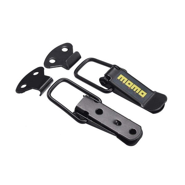 Planet Gates 2PCS Security Hook Lock Clip Kit Car Quick Release Bumper Buckle Fasteners Trunk Front Rear Fender Bumper Hatch Buckle Fastener