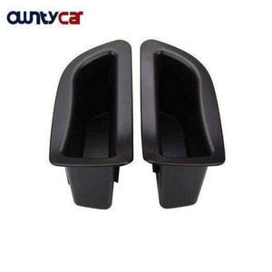 Planet Gates 2Pcs/set Black Front Door Handle Storage Box Container Holder Tray Car Accessories For Volvo V40 V40CC