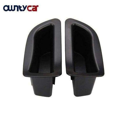 Planet Gates 2Pcs/set Black Front Door Handle Storage Box Container Holder Tray Car Accessories For Volvo V40 V40CC