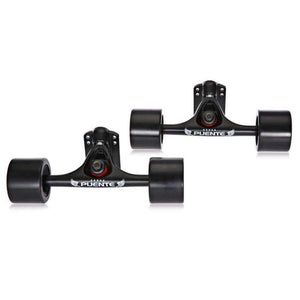 Planet Gates 2pcs / Set Skateboard Truck With 70*50mm Skate Wheel + Riser Pad + ABEC - 9 bearings  Installing Tool for Skateboard