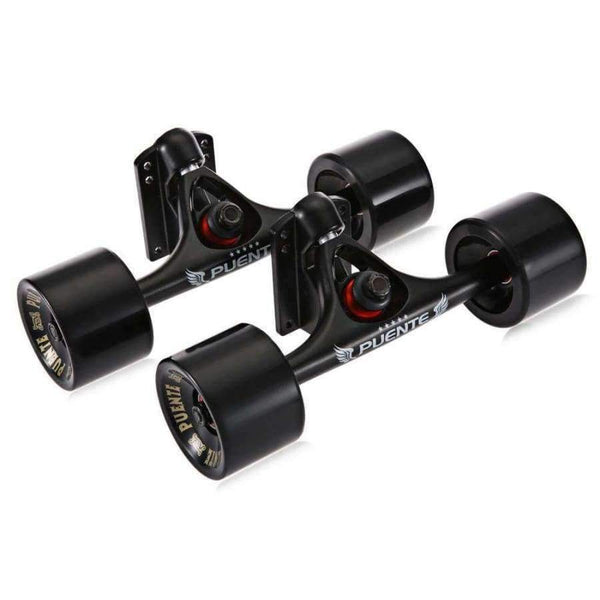 Planet Gates 2pcs / Set Skateboard Truck With 70*50mm Skate Wheel + Riser Pad + ABEC - 9 bearings  Installing Tool for Skateboard