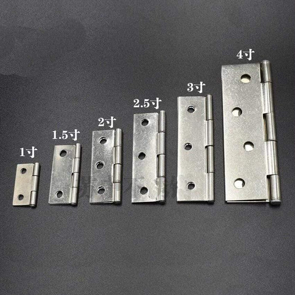 2pcs/set Stainless Steel Cabinet Door Hinge Boat Marine Cabinet Butt Hinge 1.0"/1.5"/2.0"/2.5"/3.0"/4 Inch Length Used For Door