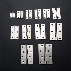 2pcs/set Stainless Steel Cabinet Door Hinge Boat Marine Cabinet Butt Hinge  1.5"/2"/2.5"/3"/4 Inch Length Used For Door Windows
