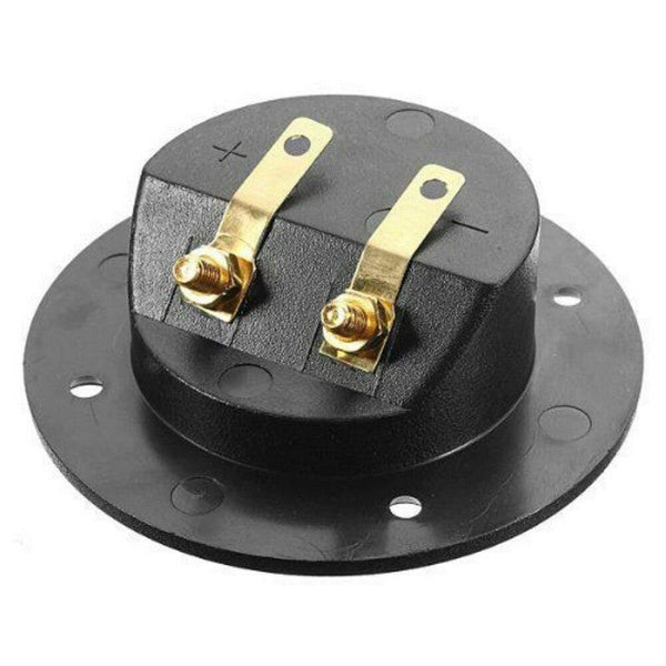 2Pcs/set Subwoofer Speaker Box Terminal Round Cup Connector For 4mm Banana Plugs