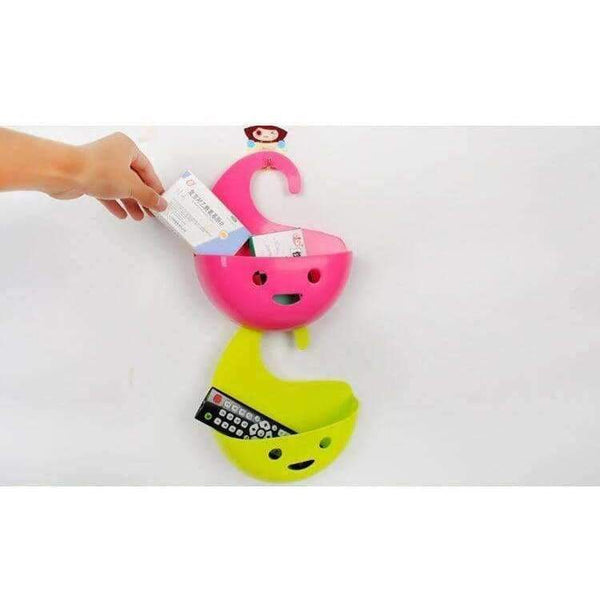 Planet Gates 2pcs Smile Face Hanging Storage Basket stackable storage rack Shower Bath Organizer  bathroom kitchen  accessories