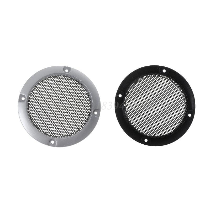 Planet Gates 2PCS Speaker Grills 3" Protective Subwoofer Frame Grille Cover Steel Mesh Decorative Circle DIY Accessories