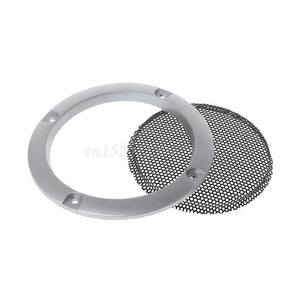 Planet Gates 2PCS Speaker Grills 3" Protective Subwoofer Frame Grille Cover Steel Mesh Decorative Circle DIY Accessories