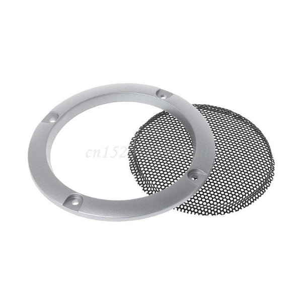 Planet Gates 2PCS Speaker Grills 3" Protective Subwoofer Frame Grille Cover Steel Mesh Decorative Circle DIY Accessories