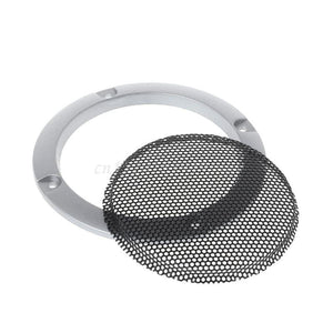 Planet Gates 2PCS Speaker Grills 3" Protective Subwoofer Frame Grille Cover Steel Mesh Decorative Circle DIY Accessories