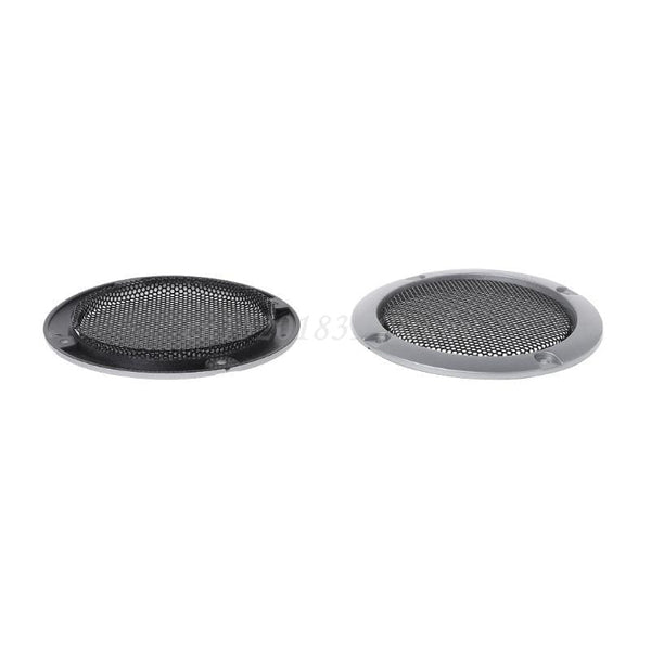 Planet Gates 2PCS Speaker Grills 3" Protective Subwoofer Frame Grille Cover Steel Mesh Decorative Circle DIY Accessories