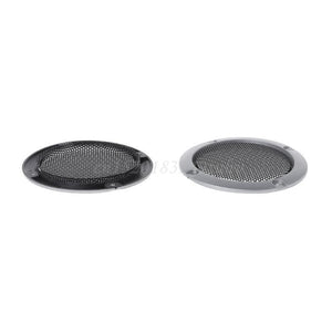 Planet Gates 2PCS Speaker Grills 3" Protective Subwoofer Frame Grille Cover Steel Mesh Decorative Circle DIY Accessories